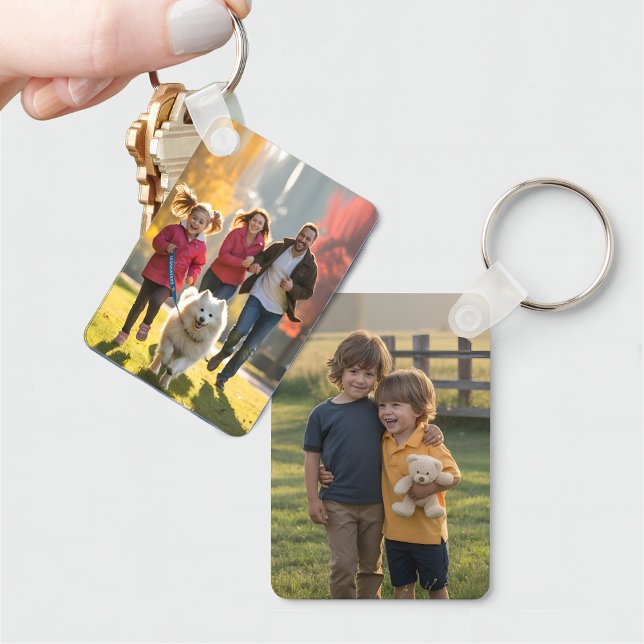 Personalized Double Sided Photo Keepsake | Custom  Keychain (Personalized Double Sided Photo Keepsake  Custom Keychain)