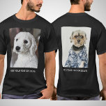 Personalized Double Sided Photo Text  T-Shirt<br><div class="desc">Create your very own t-shirt be it for a fundraising event,  birthday,  or funeral the layout is already set up with a photo and text template.</div>
