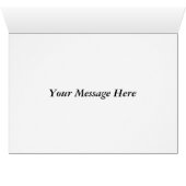 Personalized Double Snouts Black Mini Pigs Cards (Inside Horizontal (Bottom))