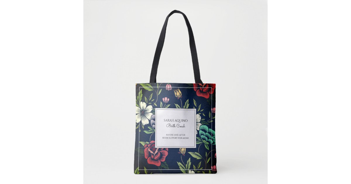 Wholesale | 1 pc | Birth Flower Tote Bag