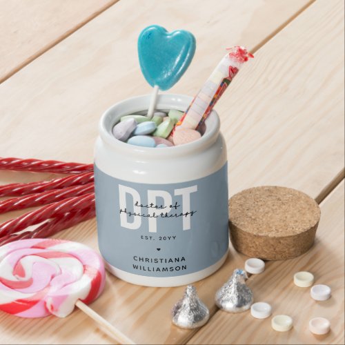 Personalized DPT Doctor of Physical Therapy Candy Jar