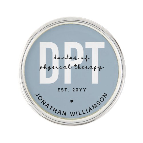 Personalized DPT Doctor of Physical Therapy Lapel Pin