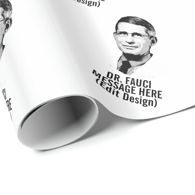 Personalized DR FAUCI Wrapping Paper (Roll Corner)
