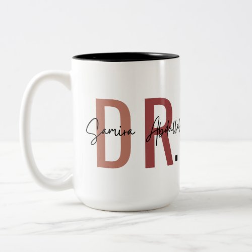 Personalized DR mug Two_Tone Coffee Mug