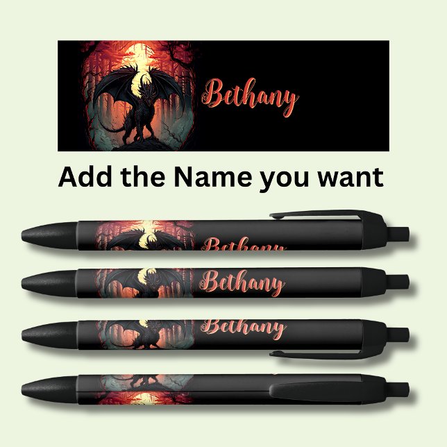 Personalized Dragon Name  Pen (Creator Uploaded)