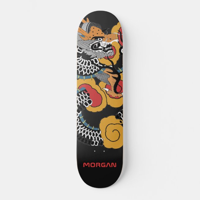 Personalized Dragon Skateboard (Front)