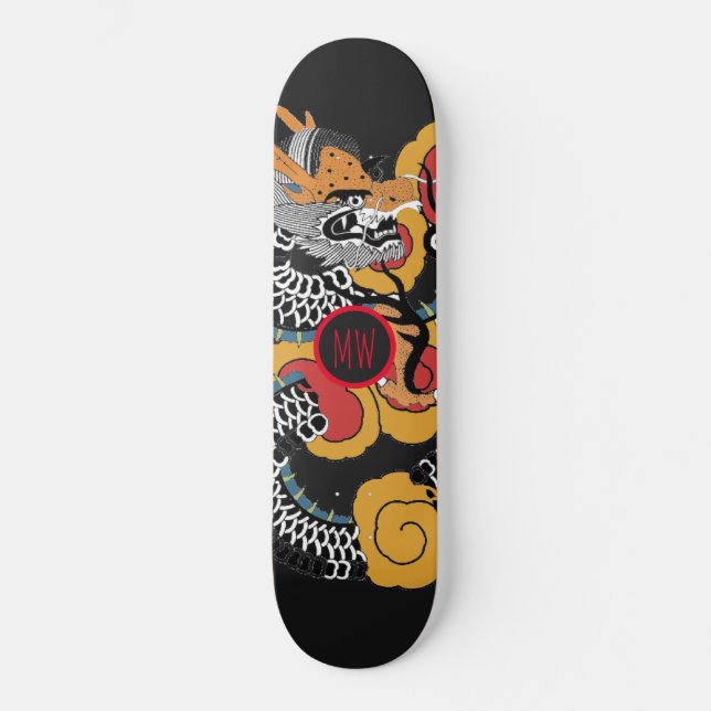 Personalized Dragon Skateboard (Front)