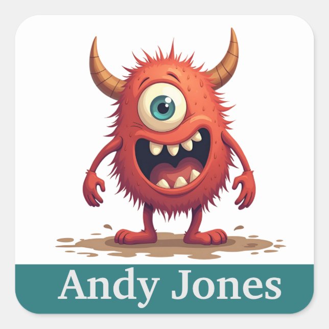 Personalized dragon stickers colorful (Front)