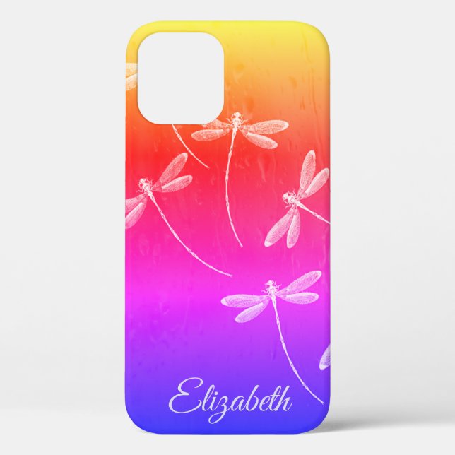 Personalized Dragonflies on water Case-Mate iPhone Case-Mate iPhone Case (Back)