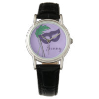 Personalized Drama Club Masquerade Mask Watch