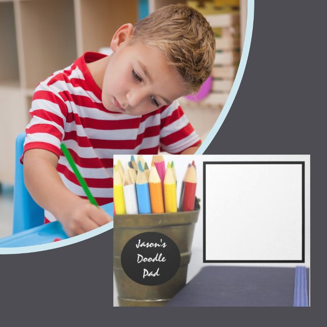 Personalized Drawing Doodle Notepad (Creator Uploaded)