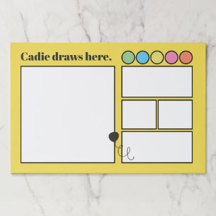 Personalized drawing pad for kids