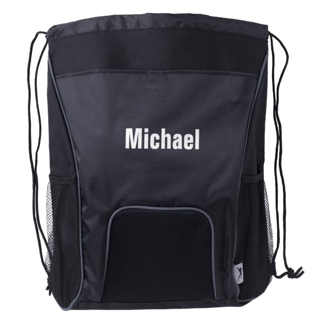 Personalized Drawstring Backpack (Front)