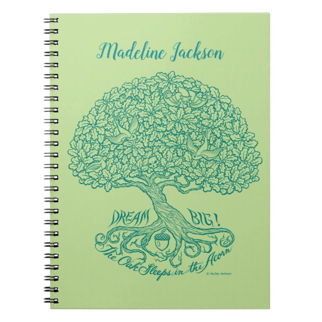 Personalized Dream Big Notebook (Front)