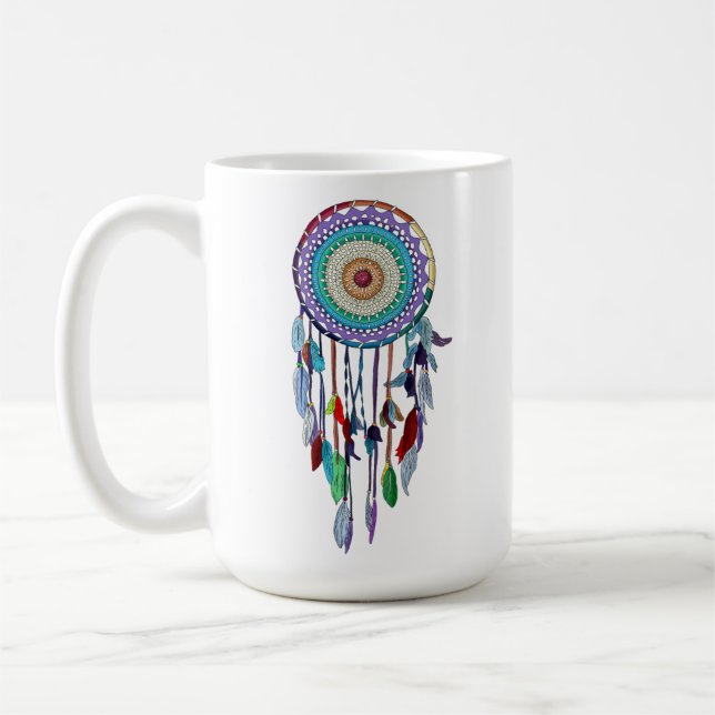 Personalized Dreamcatcher  Coffee Mug (Left)