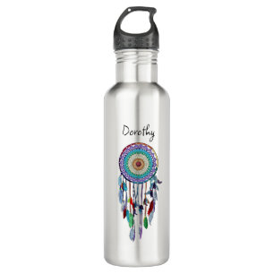 Personalized Dreamcatcher Stainless Steel Water Bottle
