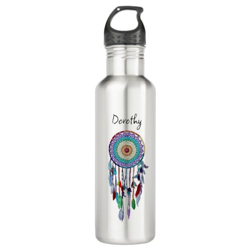 Personalized Dreamcatcher  Stainless Steel Water Bottle