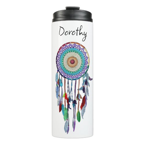 Personalized Dreamcatcher  Thermal Tumbler