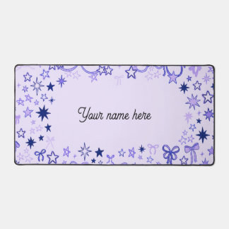 Personalized Dreamy Stars Desk Pad