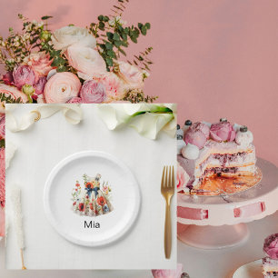 Personalized Dress-up Birthday Party II Paper Plates