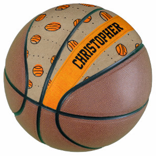 Personalized Dribbling Basketball Pattern