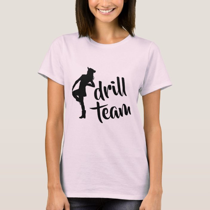 Personalized Drill Team Girl T Shirt