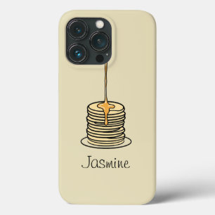 Personalized Dripping Syrup Pancakes iPhone 13 Pro Case