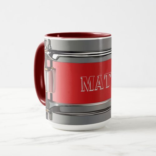 Personalized Drumming Up Drinks Mug