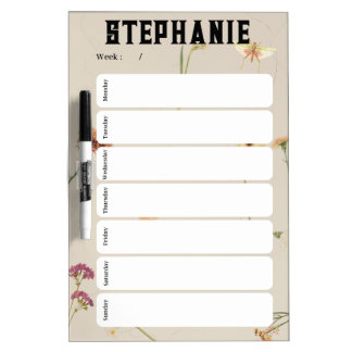 Personalized Dry-Erase Board