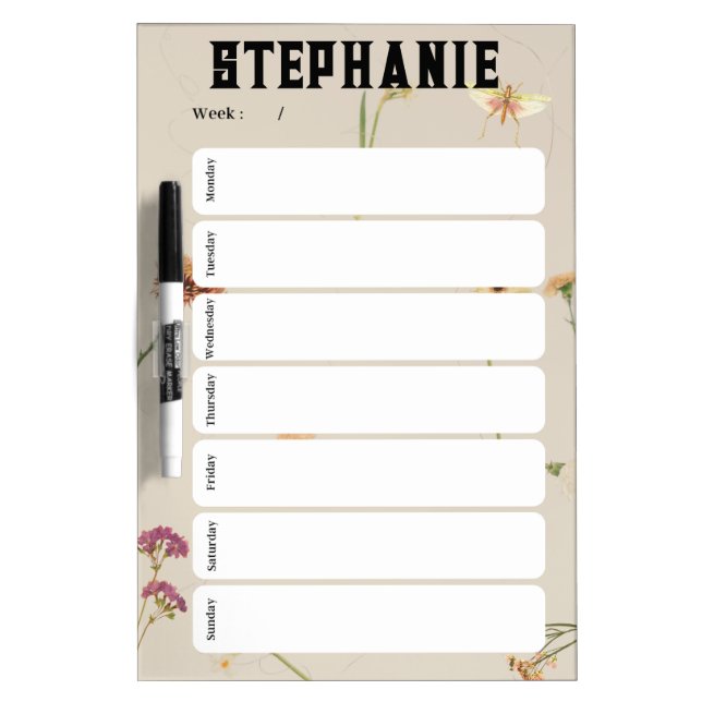 Personalized Dry-Erase Board (Front)