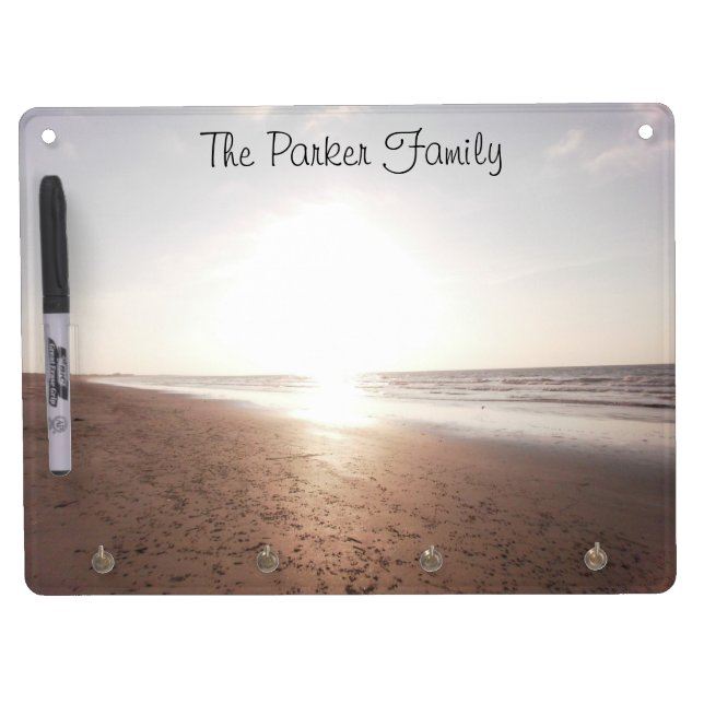 Personalized Dry Erase Board - Beach (Front)