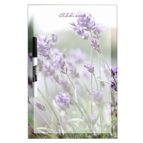 Personalized Dry Erase Boards With Lavender
