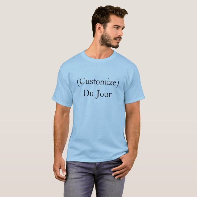Personalized Du Jour Wedding T-Shirt (Front Full)