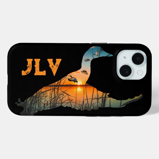 Personalized Duck Hunting Case-Mate iPhone Case (Back (Horizontal))