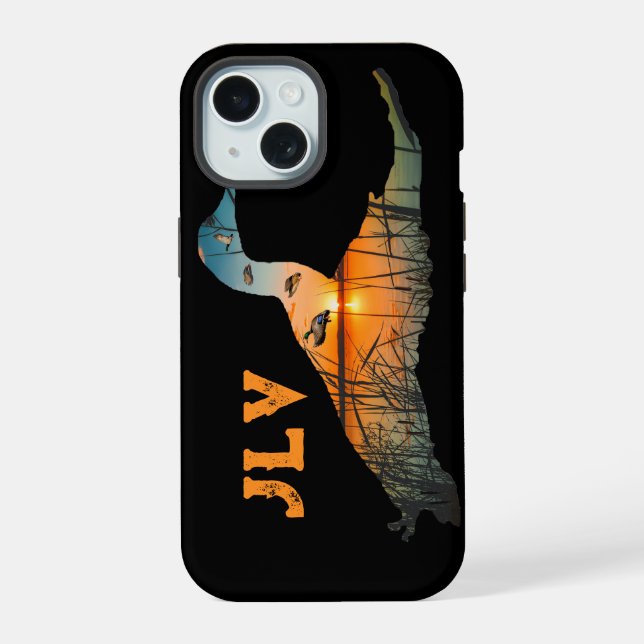Personalized Duck Hunting Iphone Case (Back)