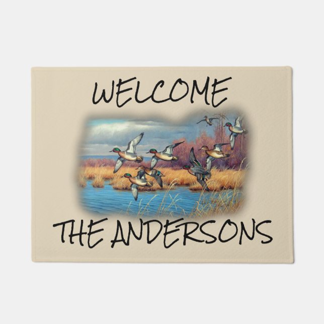 Personalized Duck Season Doormat (Front)