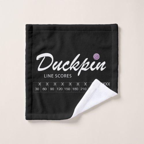 Personalized Duckpin Bowling Ball Towel