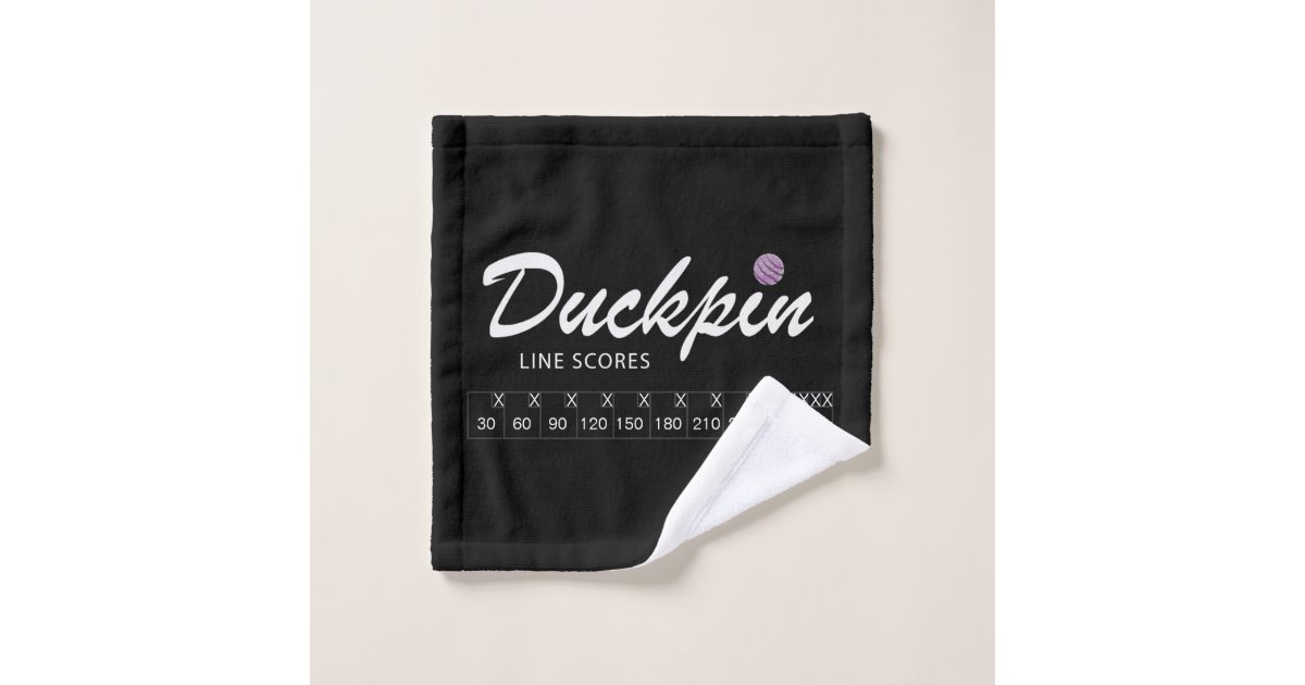 Personalized Duckpin Bowling Ball Towel Zazzle