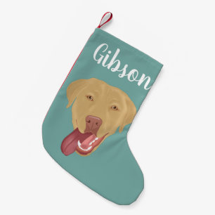 Personalized Dudley Labrador Christmas Small Christmas Stocking