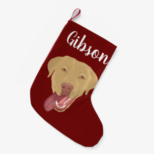 Personalized Dudley Labrador Small Christmas Stocking