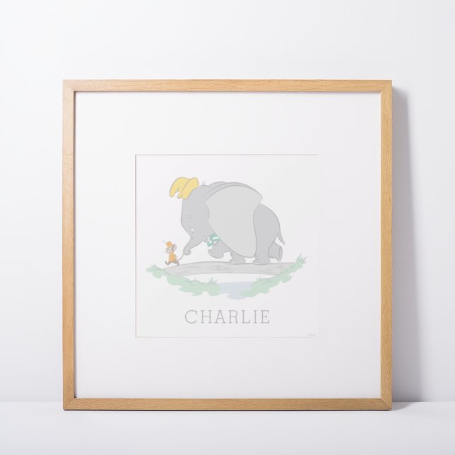 Personalized Dumbo & Timothy Nursery Poster (Creator Uploaded)