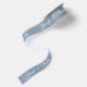 Blue Button Ribbon Personalized Dusty Blue Wedding Couple Names Satin Ribbon | Zazzle