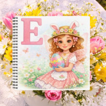 Personalized E Cute Gift for Girls