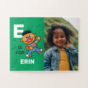 Personalized E is for Ernie Photo Jigsaw Puzzle