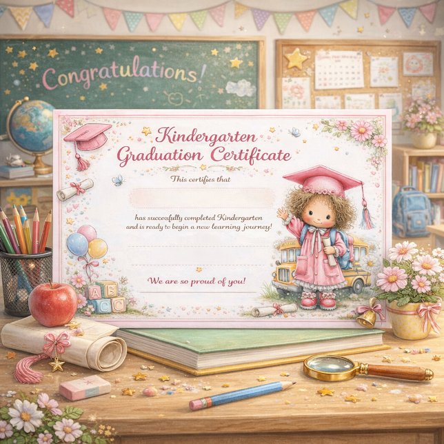 Personalized Early Learning Graduation Certificate (Creator Uploaded)