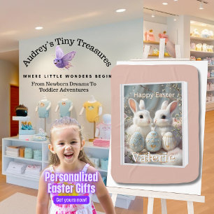 Personalized Easter Baby Blanket