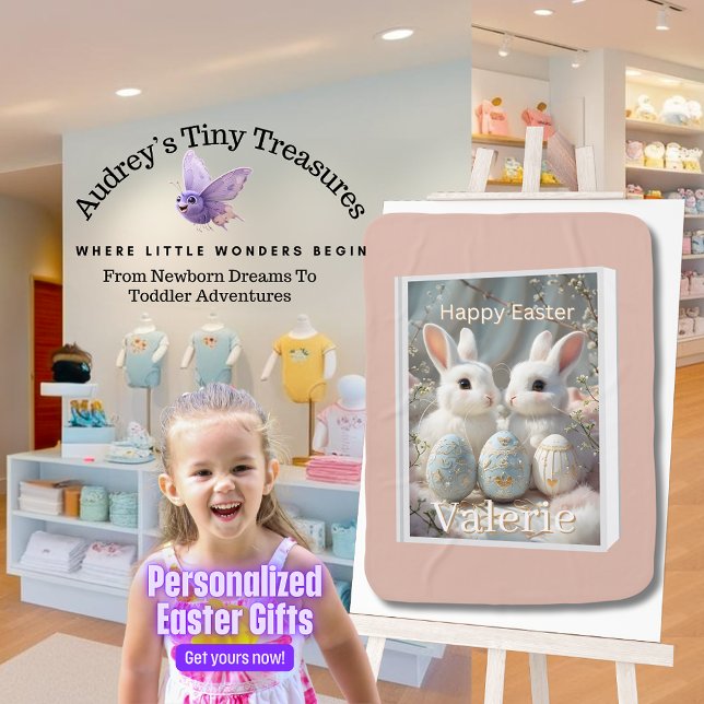 Personalized Easter Baby Blanket (Creator Uploaded)