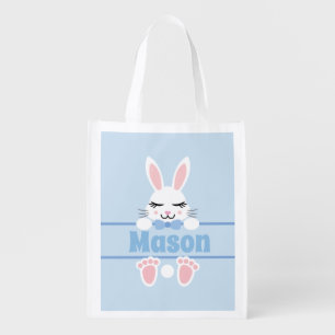 Personalized Easter Basket Egg Hunt Bag for Boys