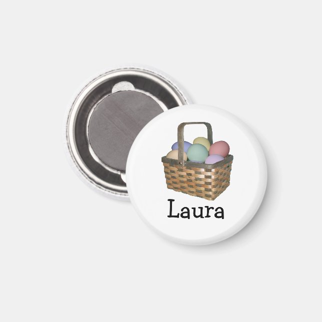 Personalized Easter Basket Magnet (Front/Back)