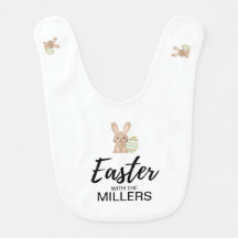 Personalized Easter Bib | Bunny & Egg